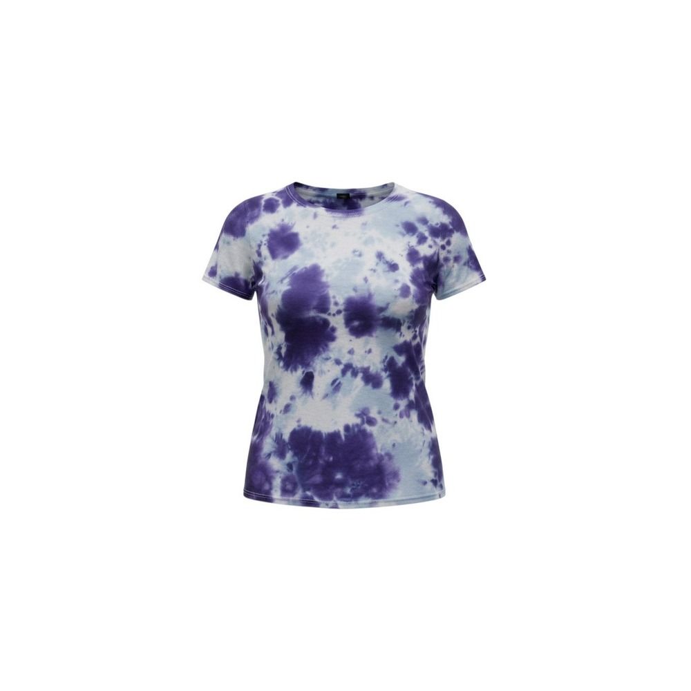 Activ8 Tie Dye Tee Kids S Blue Short Sleeve Crew Neck Shirt AW1269ZZ